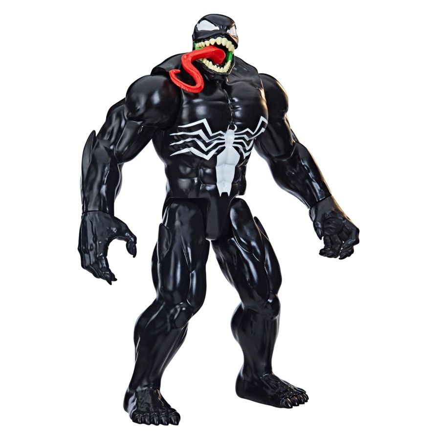 Hasbro marvel spider-man titan hero series - venom deluxe, action figure da 30 cm - MARVEL, Spiderman
