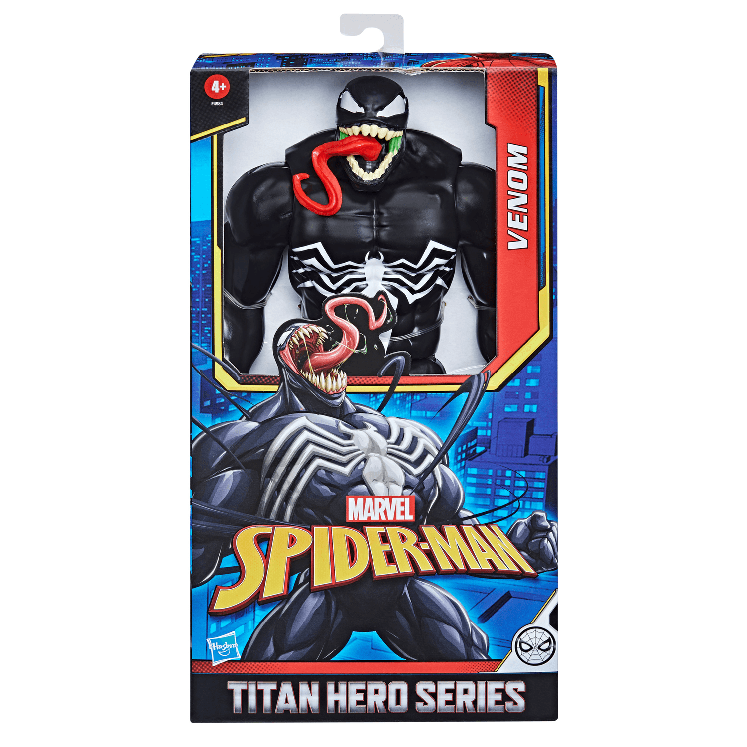 Hasbro marvel spider-man titan hero series - venom deluxe, action figure da 30 cm - MARVEL, Spiderman
