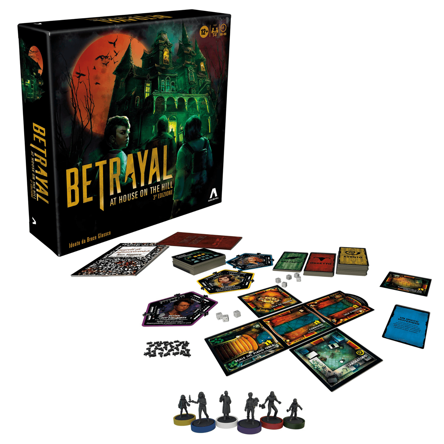 Avalon hill, betrayal at house on the hill, 3ª edizione - DISNEY PRINCESS, HASBRO GAMING