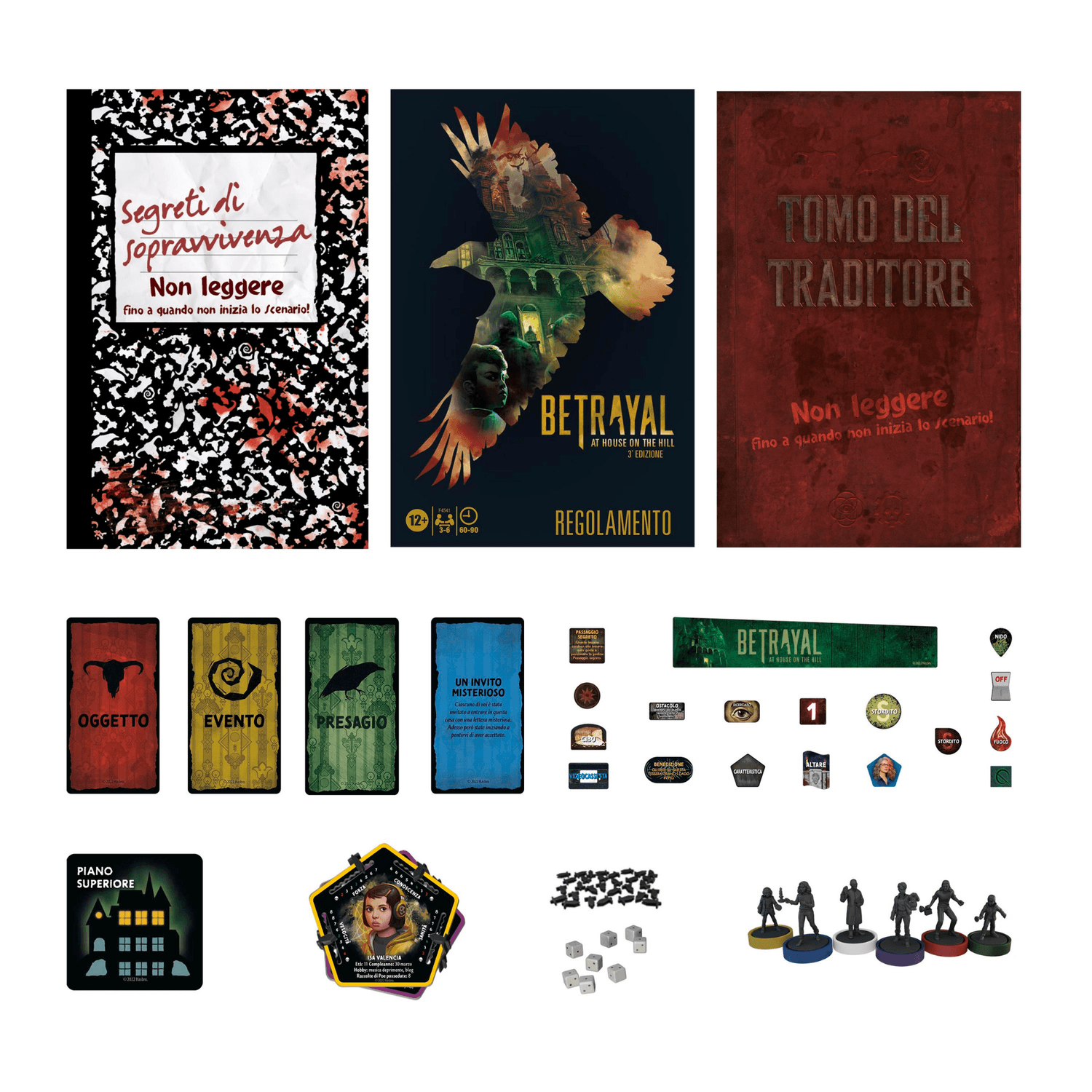 Avalon hill, betrayal at house on the hill, 3ª edizione - DISNEY PRINCESS, HASBRO GAMING