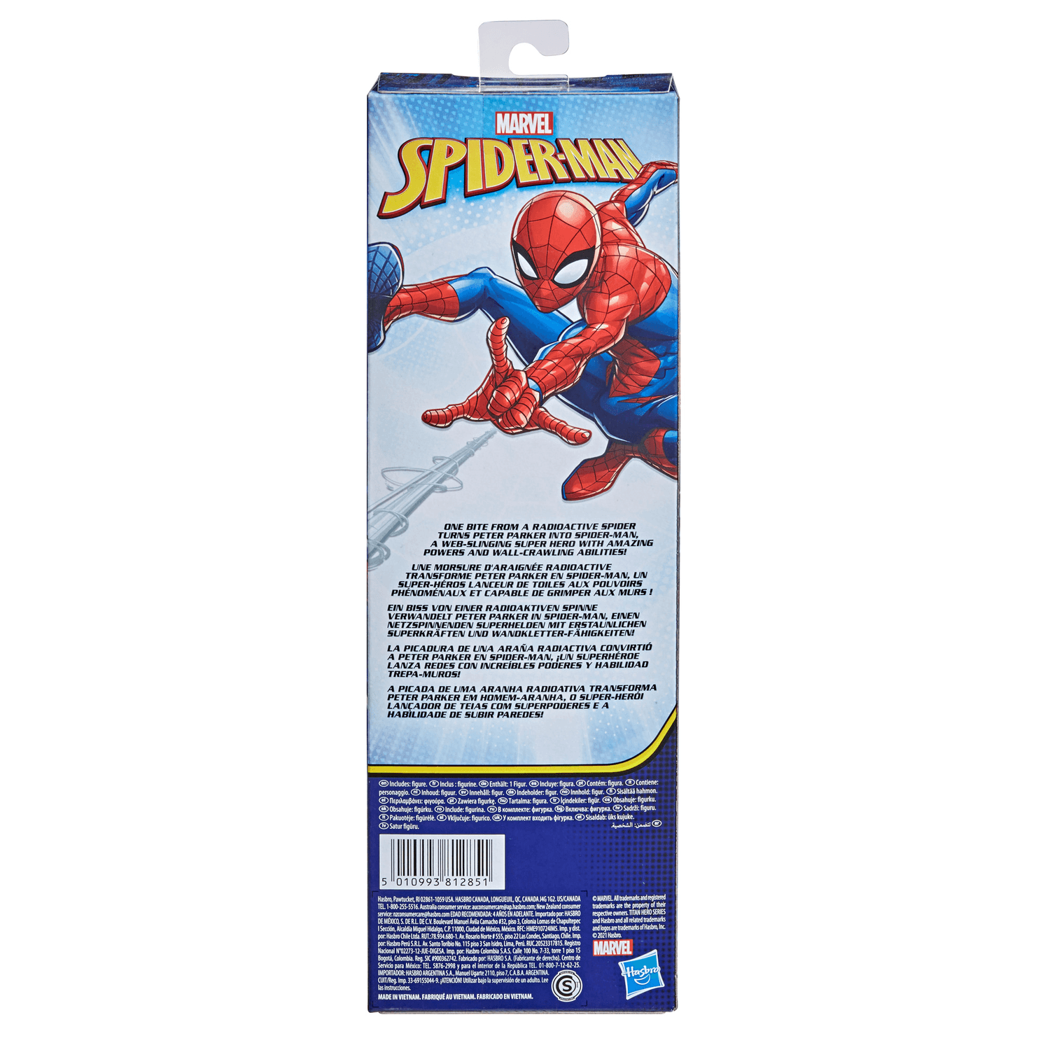 Hasbro spider-man - spider-man titan hero series, action figure da 30 cm - MARVEL, Spiderman