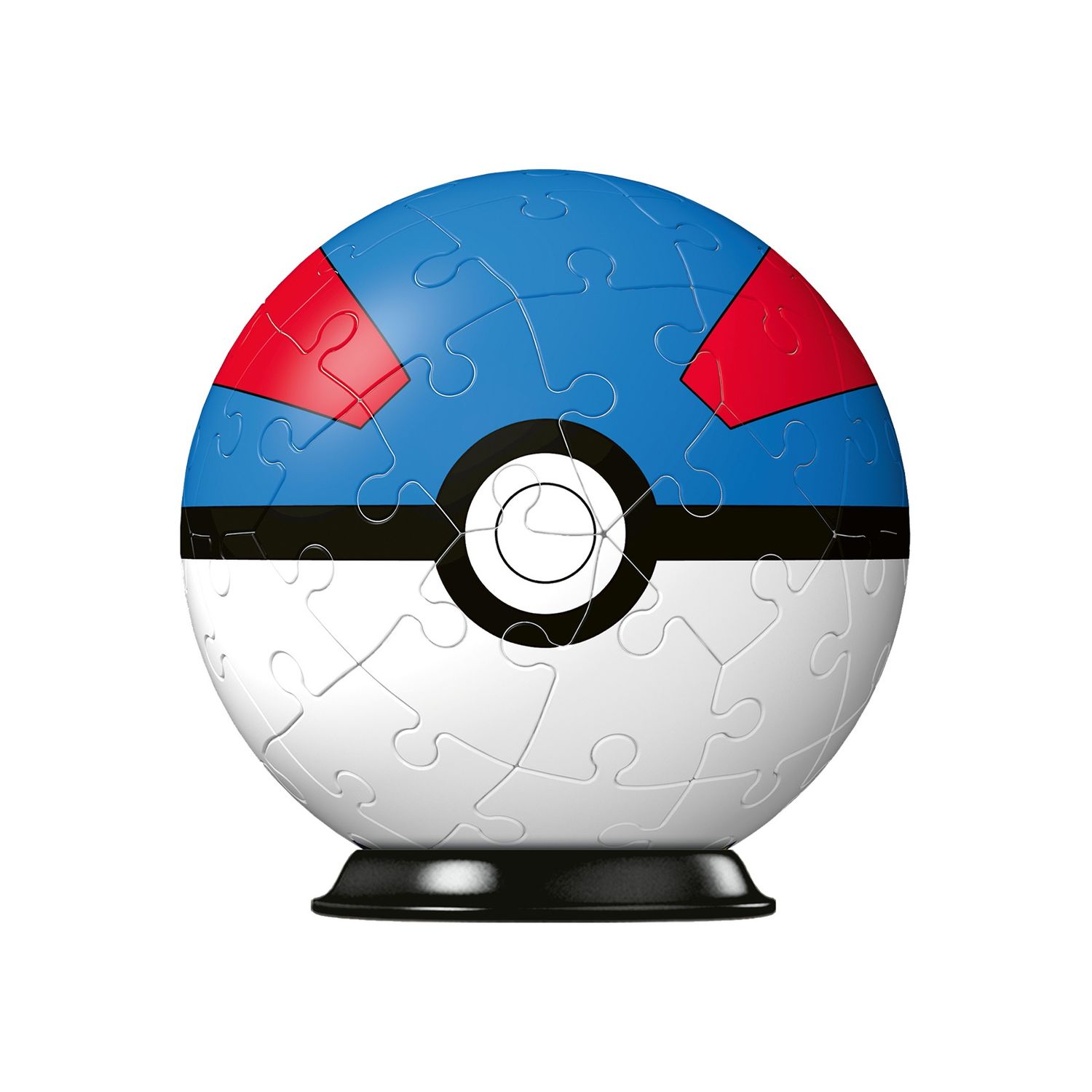 Ravensburger - 3d puzzle pokémon pokéball blu e rossa, 54 pezzi, 6+ anni - POKEMON, RAVENSBURGER, RAVENSBURGER 3D PUZZLE