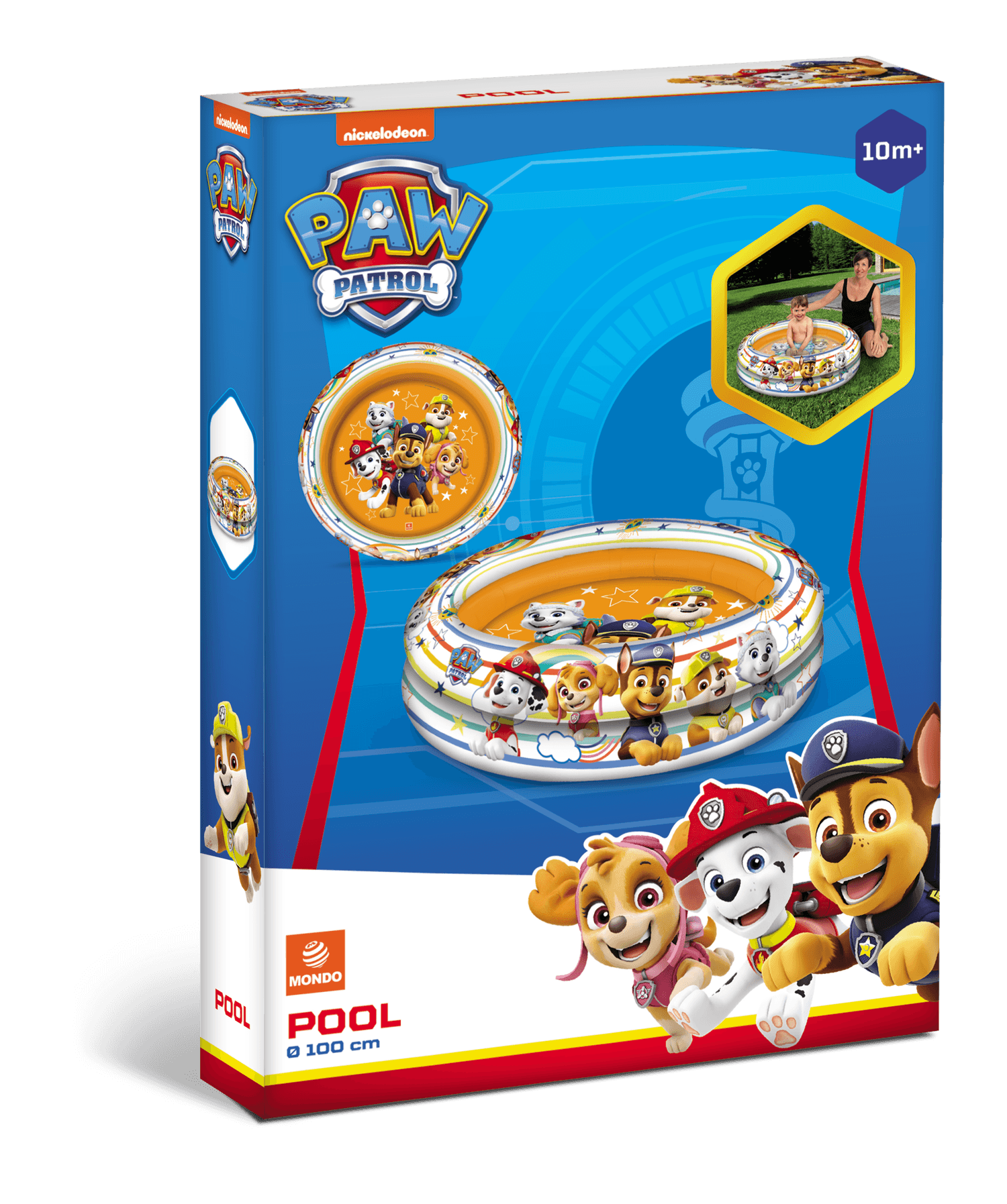 Paw patrol - piscina gonfiabile per bambini 2 anelli - Paw Patrol