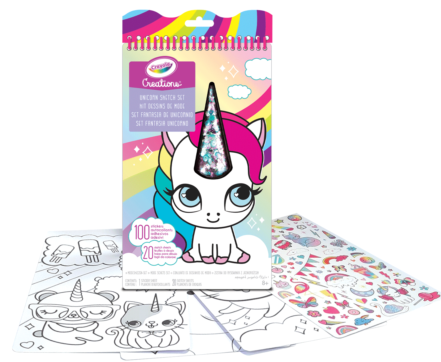 Album set fantasia unicorno - CRAYOLA