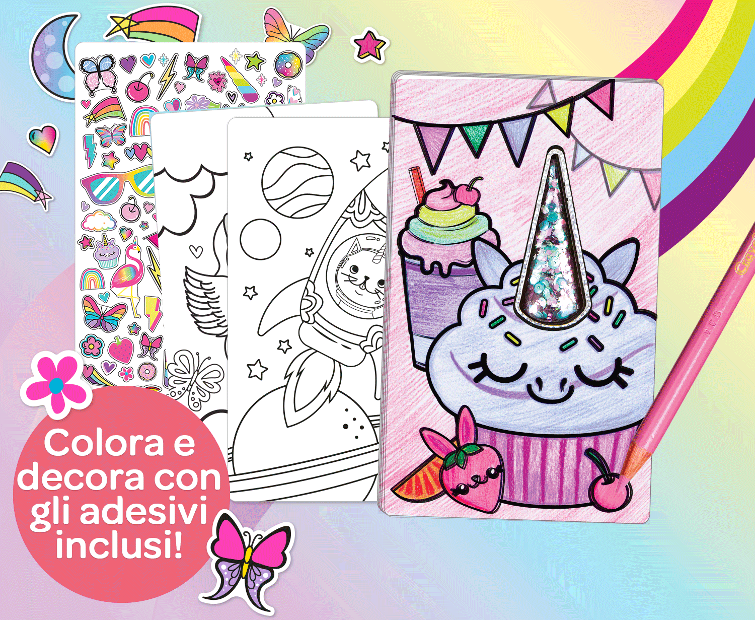 Album set fantasia unicorno - CRAYOLA