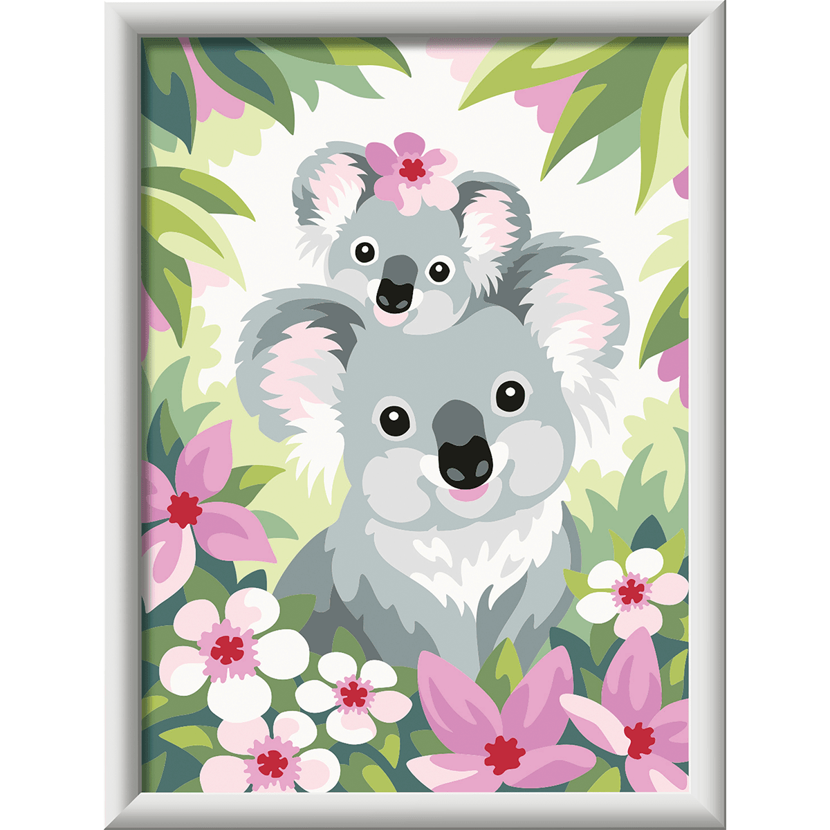 Ravensburger creart per bambini, kit per dipingere con i numeri, 9+, serie d, sweet koala - CREART, RAVENSBURGER