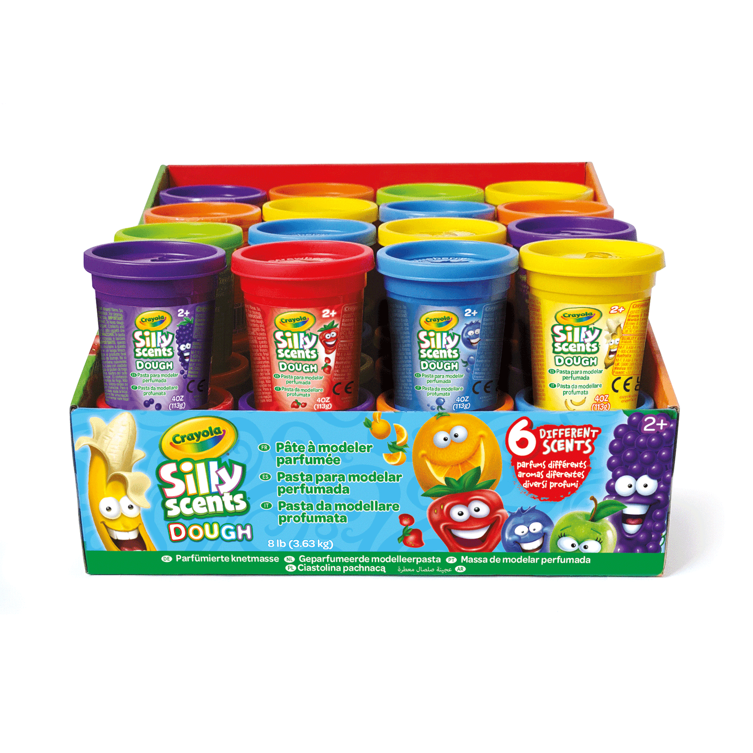 Silly scents dough
barattolini pasta da modellare profumata 113gr - CRAYOLA