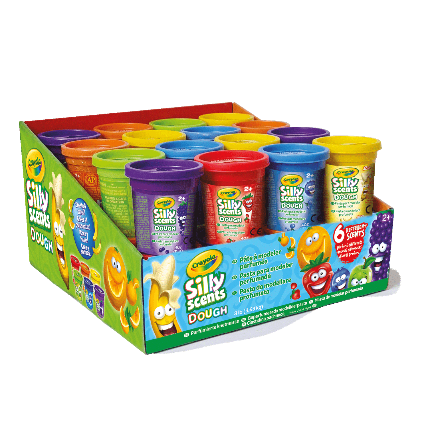 Silly scents dough
barattolini pasta da modellare profumata 113gr - CRAYOLA