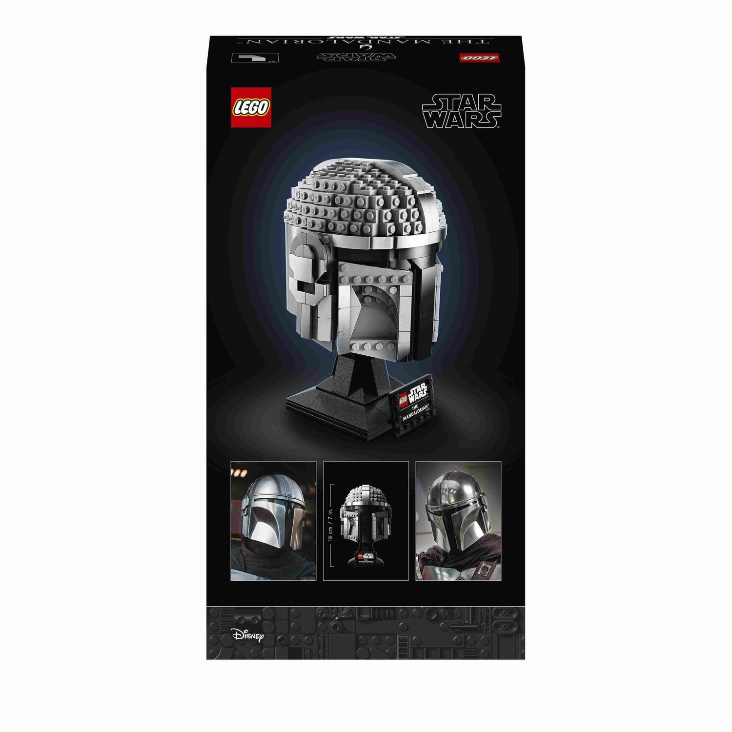 Lego star wars 75328 casco del mandaloriano, elmo da collezione, regalo per adulti da esposizione di guerre stellari - LEGO® Star Wars™, Lego, Star Wars