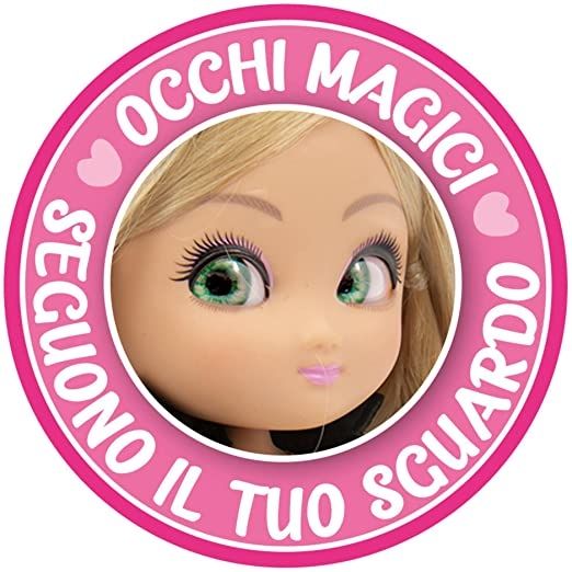 Unique eyes - bambola articolata 25 cm, con occhi grandi magici e profondi, segue il tuo sguardo, amy fashion doll - GIOCHI PREZIOSI, UNIQUE EYES