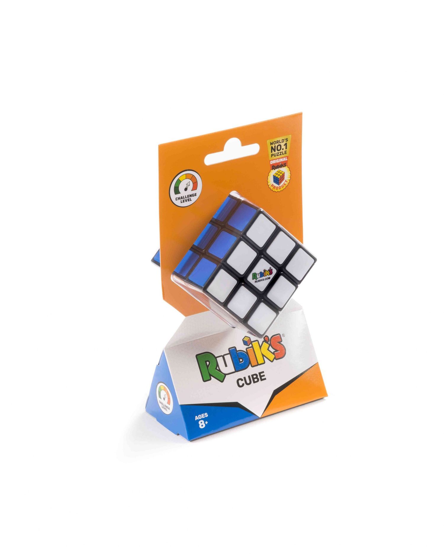 Il cubo di rubik classico 3x3, l'originale, età 8+, rompicapo professionale - RUBIK'S CUBE