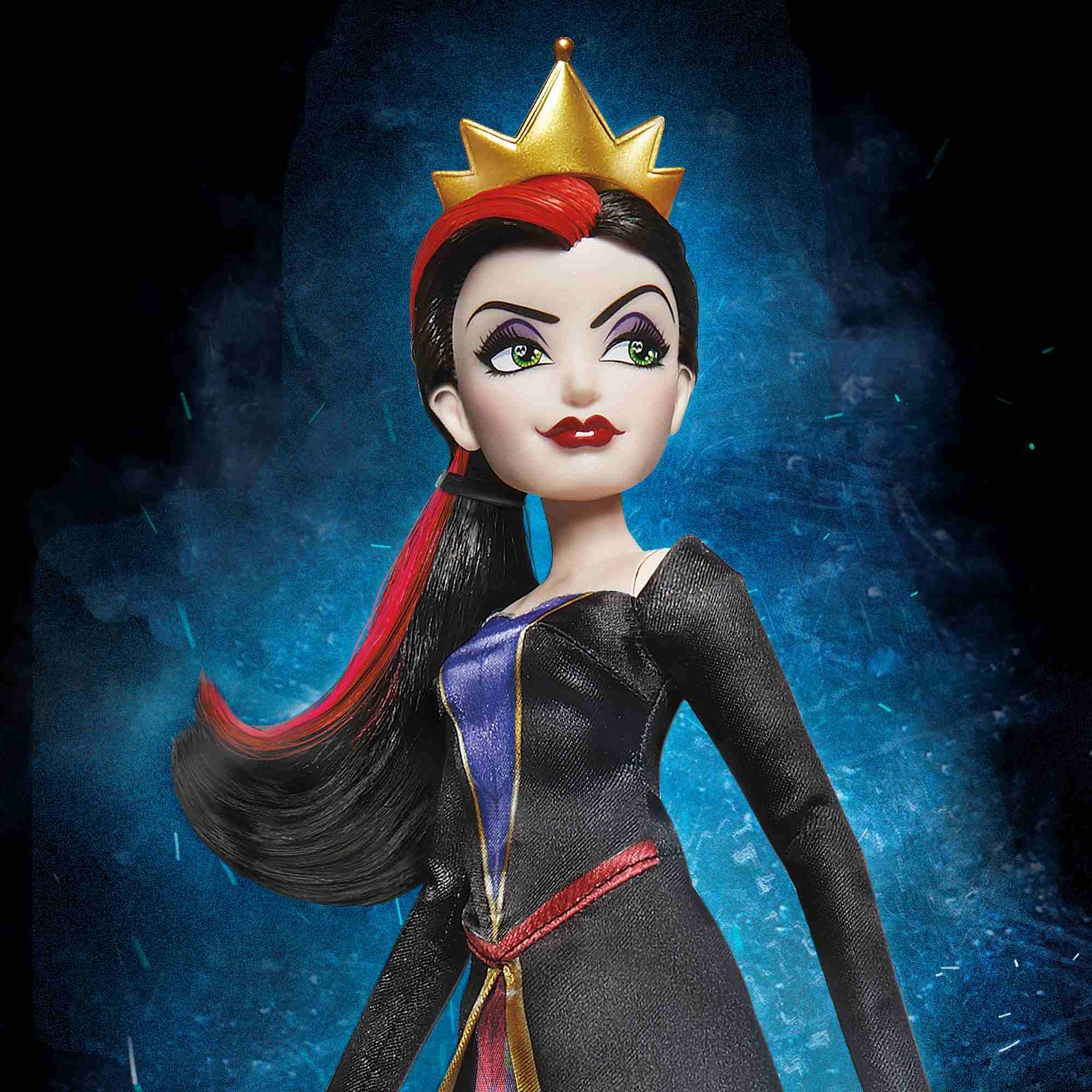 Hasbro disney villains - la regina cattiva, fashion doll con accessori e vestiti rimovibili - DISNEY PRINCESS
