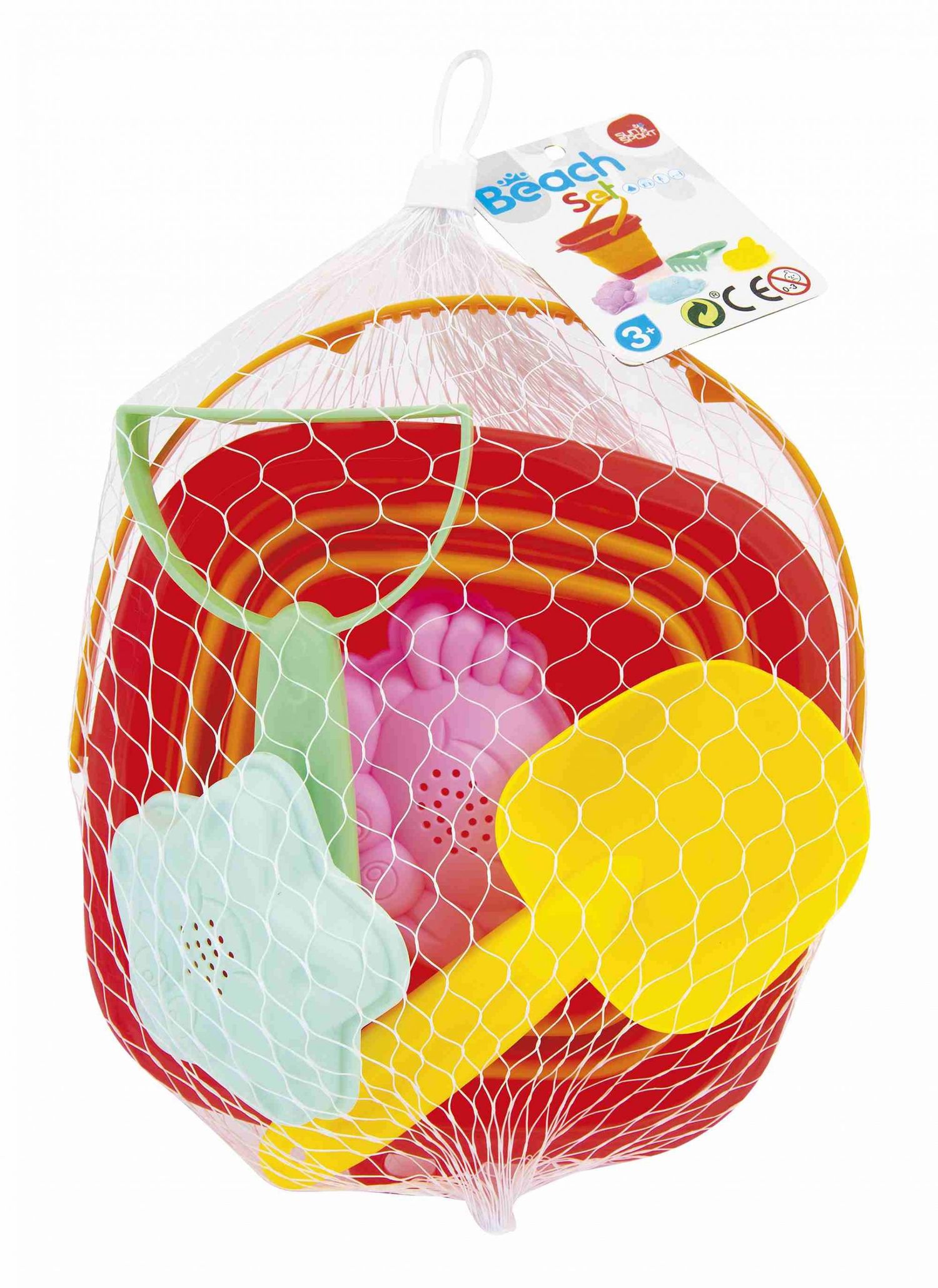 Secchiello pieghevole con accessori - SUN & SPORT