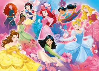 Disney puzzle maxifloor 2 x 24 princess - DISNEY PRINCESS, LISCIANI, Disney