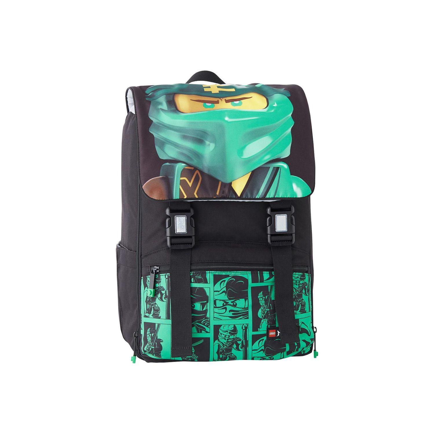 Zaino scuola estensibile lego® ninjago® verde - 