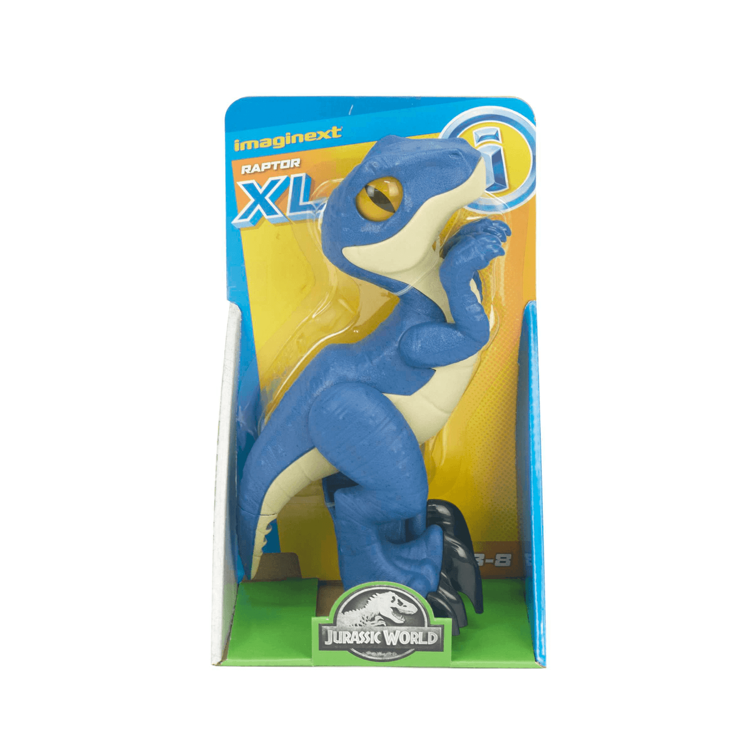 Imaginext, jurassic world xl, assortimento dinosauri extra-large, per bambini e bambine in età prescolare, da 3 a 8 anni - Jurassic World