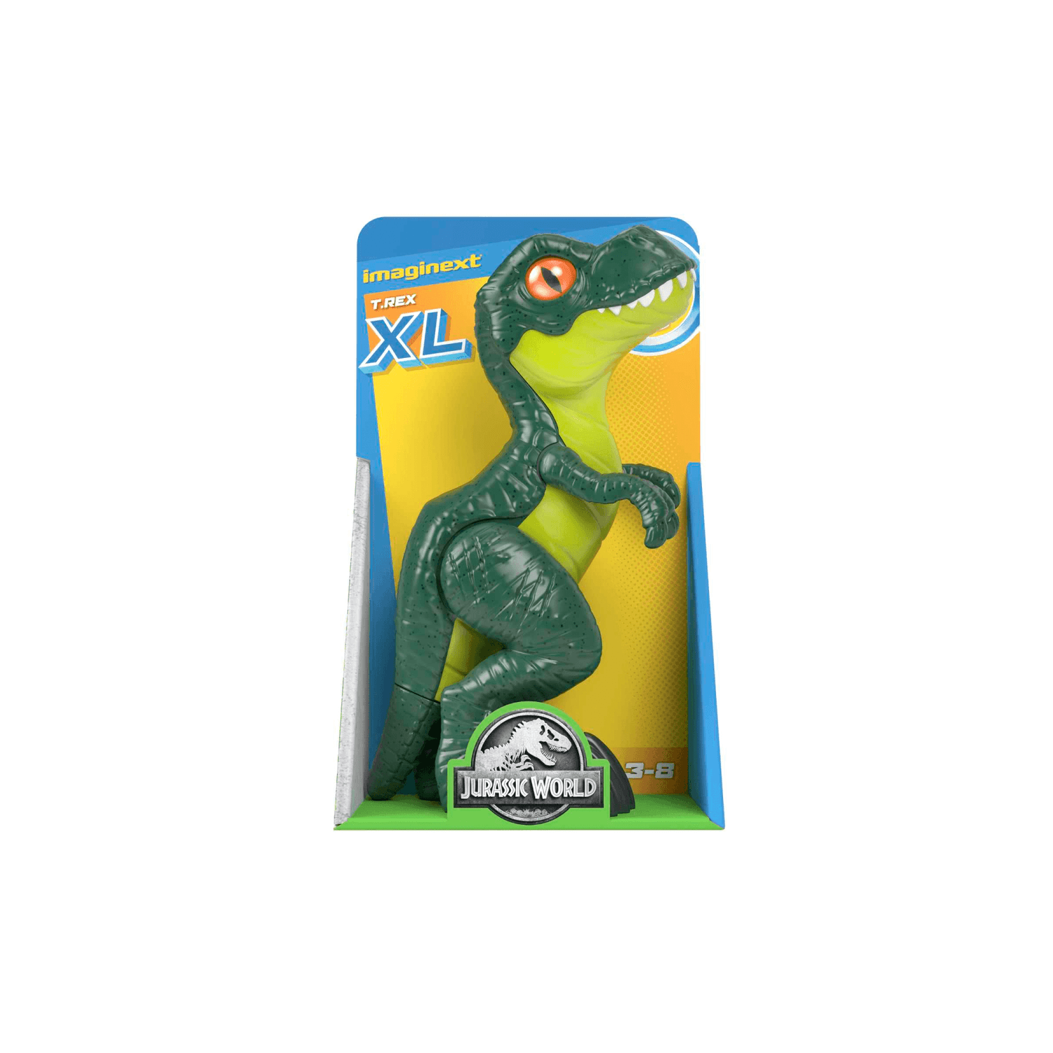 Imaginext, jurassic world xl, assortimento dinosauri extra-large, per bambini e bambine in età prescolare, da 3 a 8 anni - Jurassic World