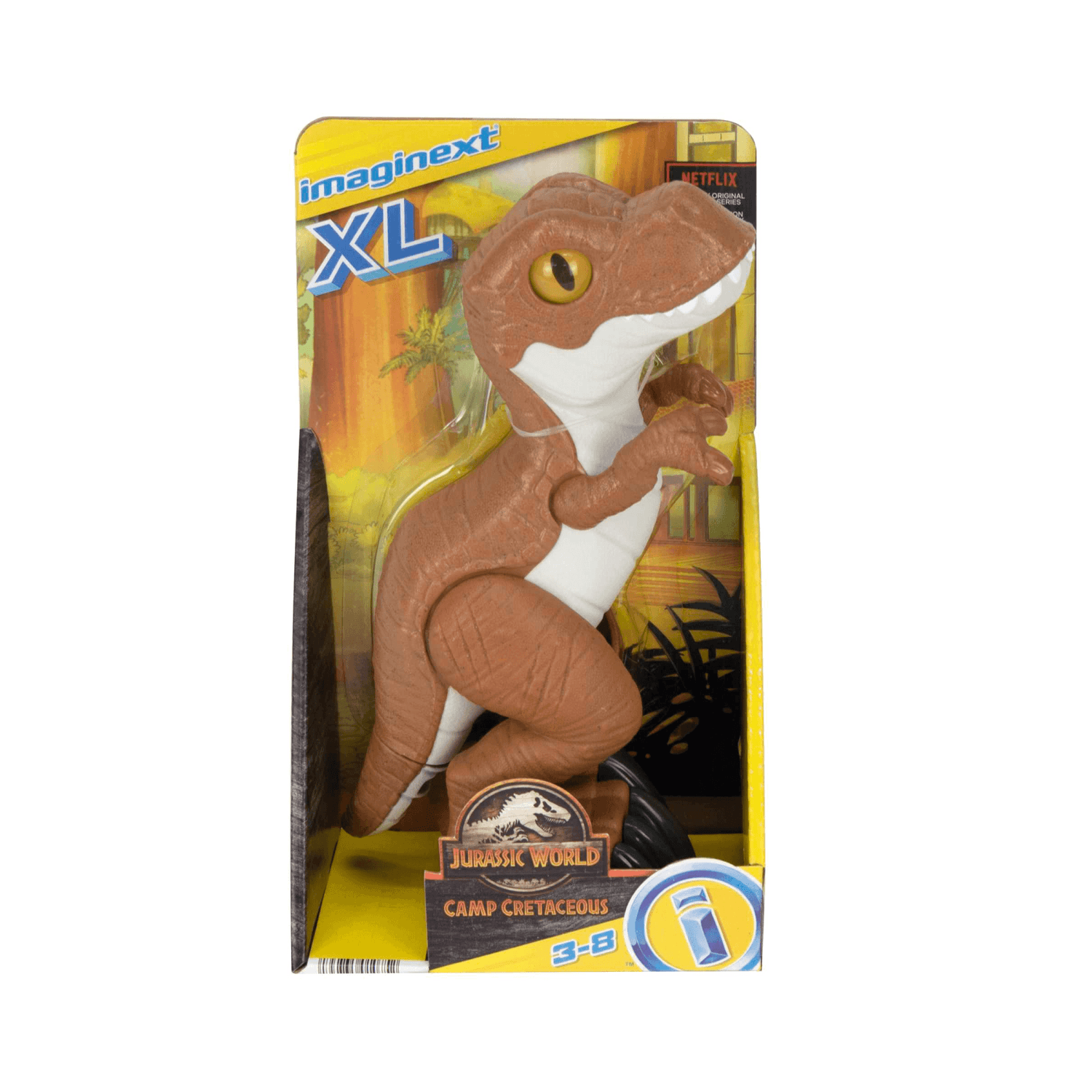 Imaginext, jurassic world xl, assortimento dinosauri extra-large, per bambini e bambine in età prescolare, da 3 a 8 anni - Jurassic World
