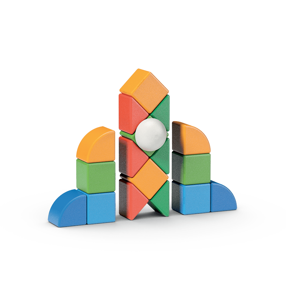 Geomag magicube shapes recycled little world 25 pcs - Geomag