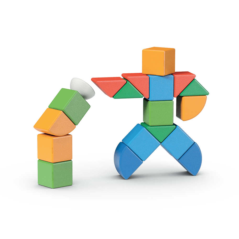 Geomag magicube shapes recycled little world 25 pcs - Geomag