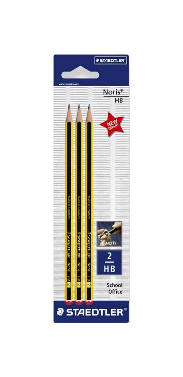 Matite HB Noris Per Scuola – Confezione Da 30 Matite Classiche, Forti E Facili Da Temperare
