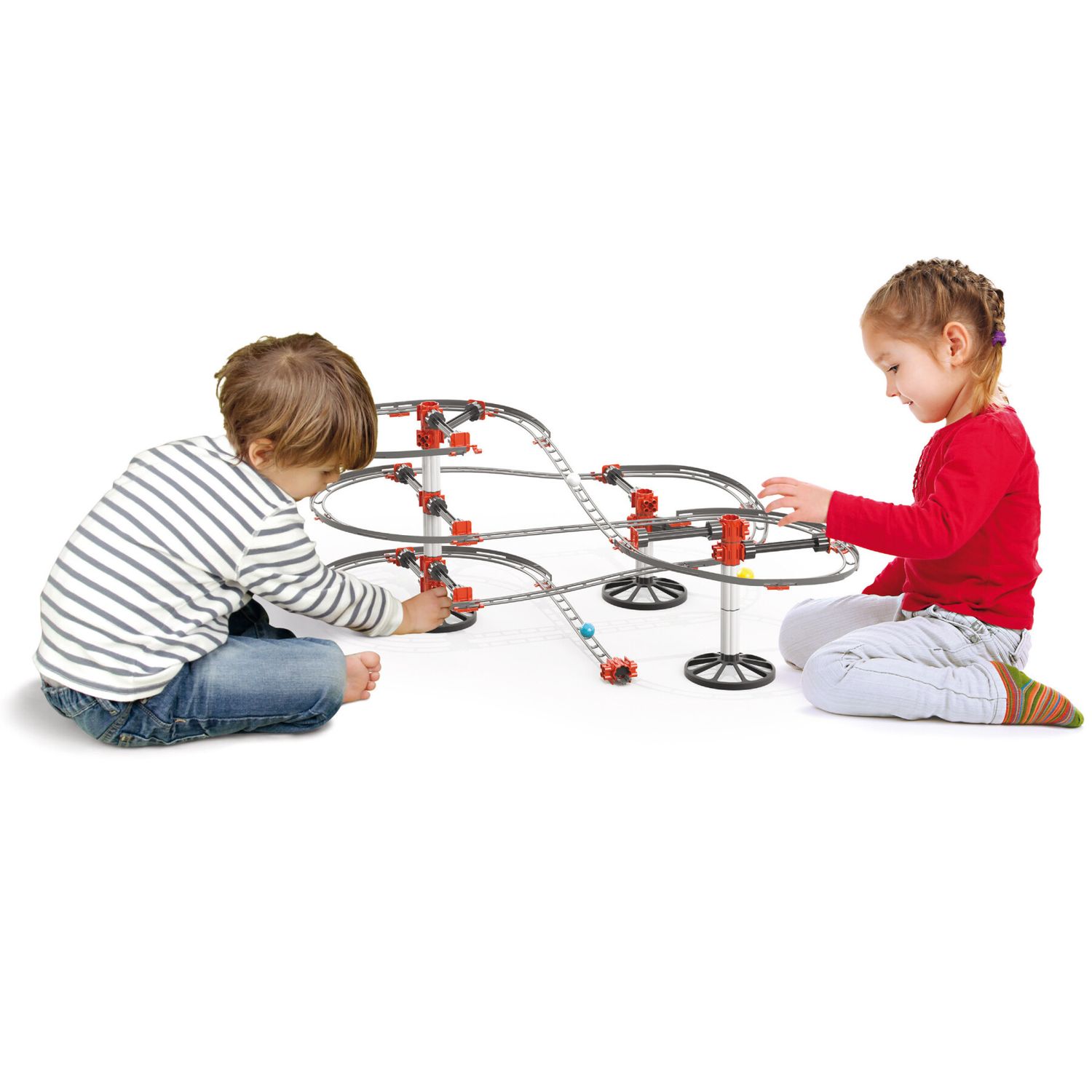Skyrail starter set, quercetti, pista per biglie, 6-12 anni - 