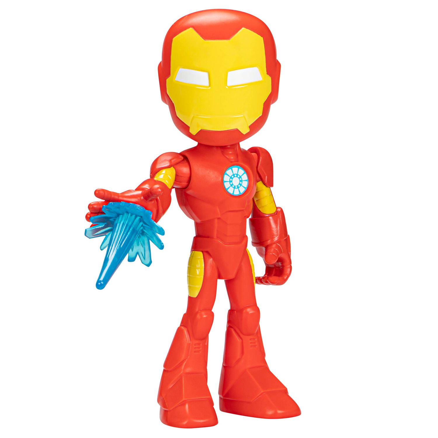 Hasbro marvel spidey e i suoi fantastici amici, mega iron man, action figure giocattolo super hero per età prescolare, per bambini e bambine dai 3 anni in su - SPIDEY, MARVEL