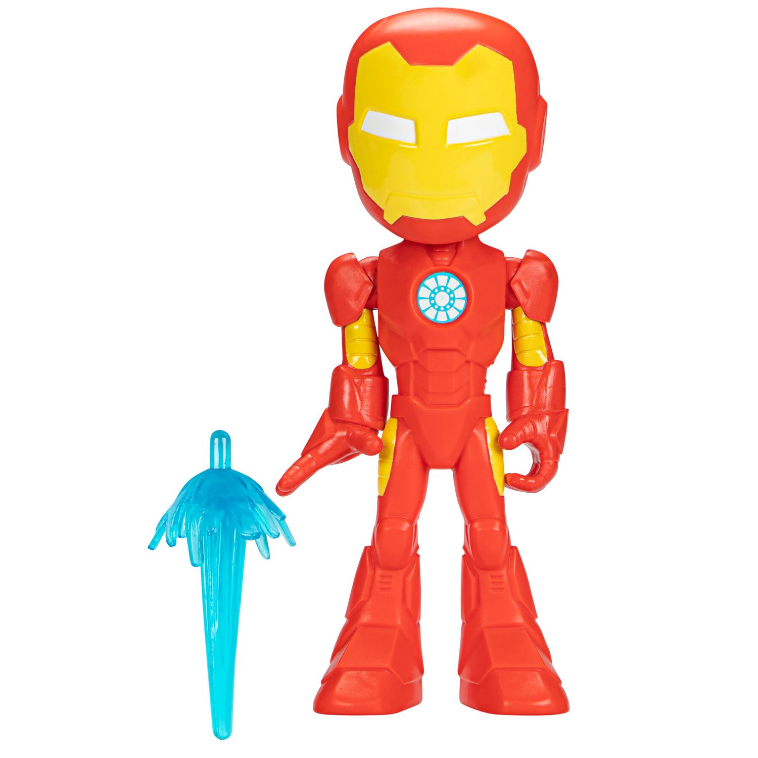 Hasbro marvel spidey e i suoi fantastici amici, mega iron man, action figure giocattolo super hero per età prescolare, per bambini e bambine dai 3 anni in su - SPIDEY, MARVEL