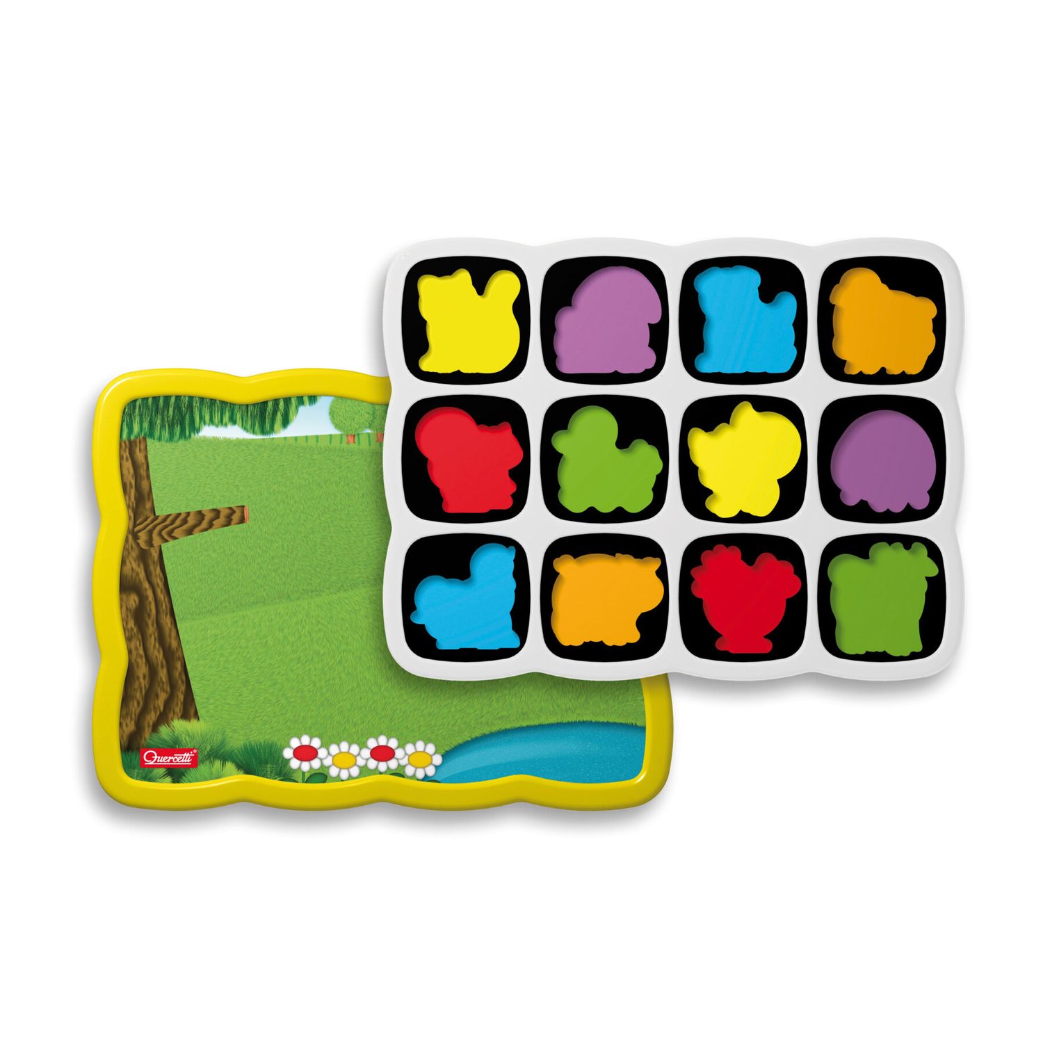 Smart puzzle magnetico fattoria, quercetti, prima infanzia, 18 mesi - 5 anni - 