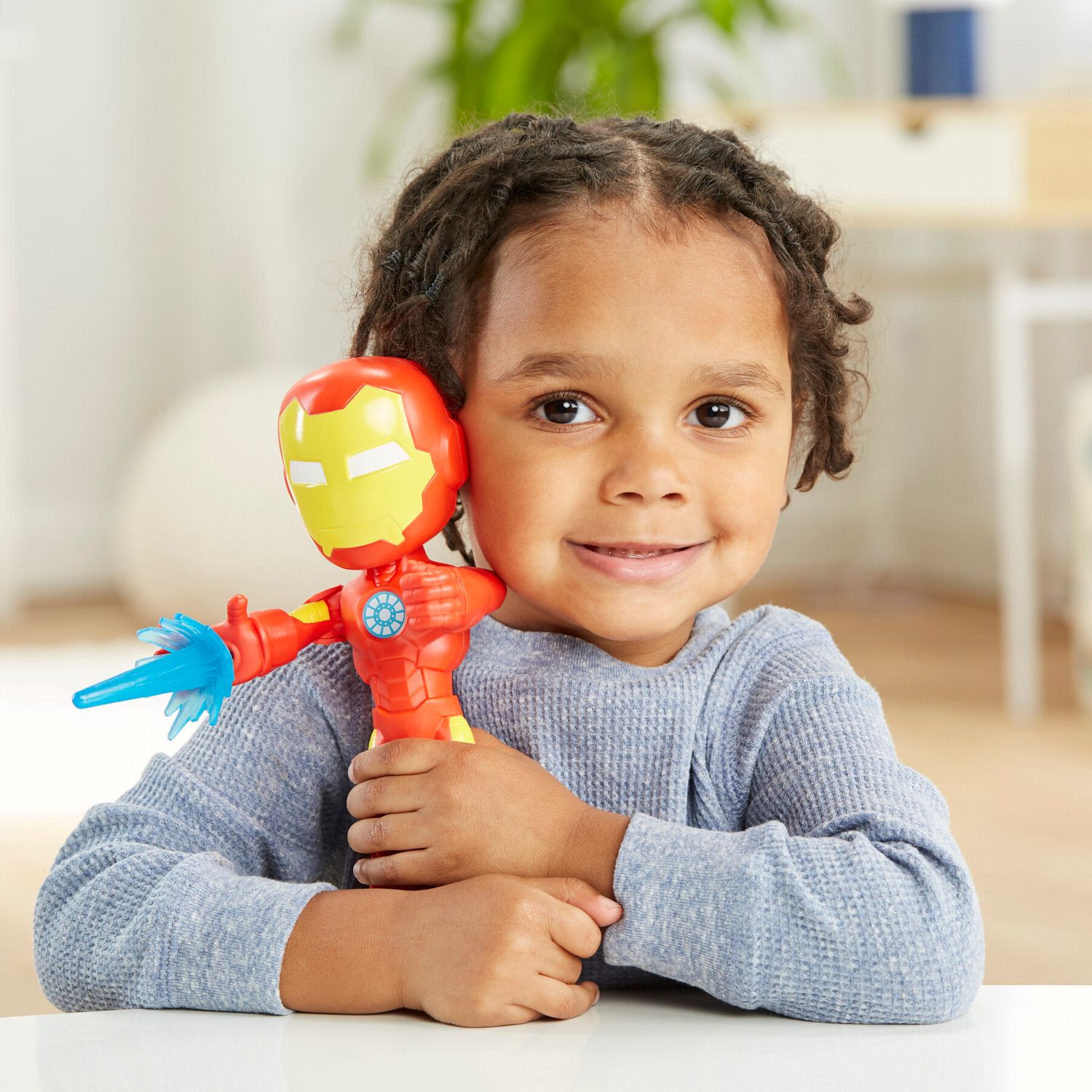 Hasbro marvel spidey e i suoi fantastici amici, mega iron man, action figure giocattolo super hero per età prescolare, per bambini e bambine dai 3 anni in su - SPIDEY, MARVEL