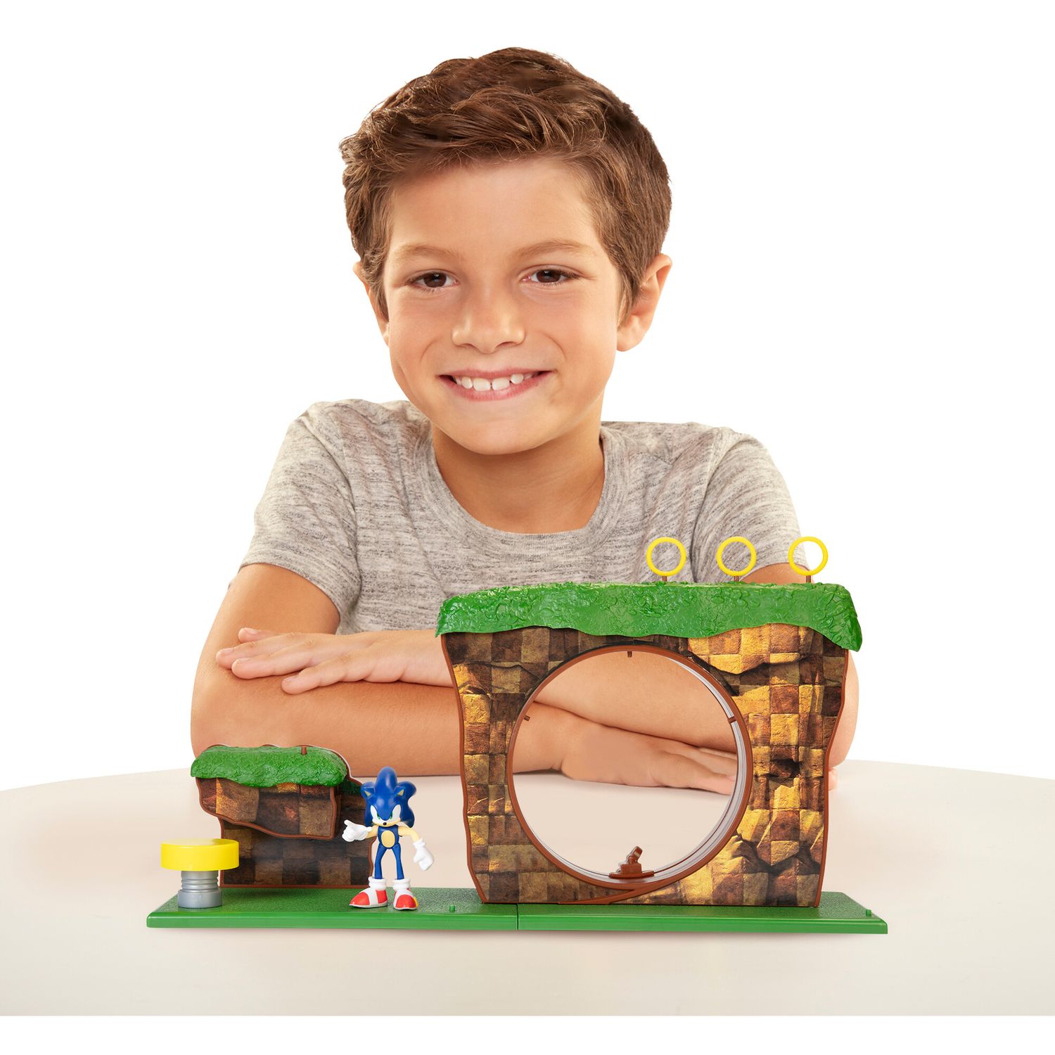 Sonic - green hill zone playset - Sonic