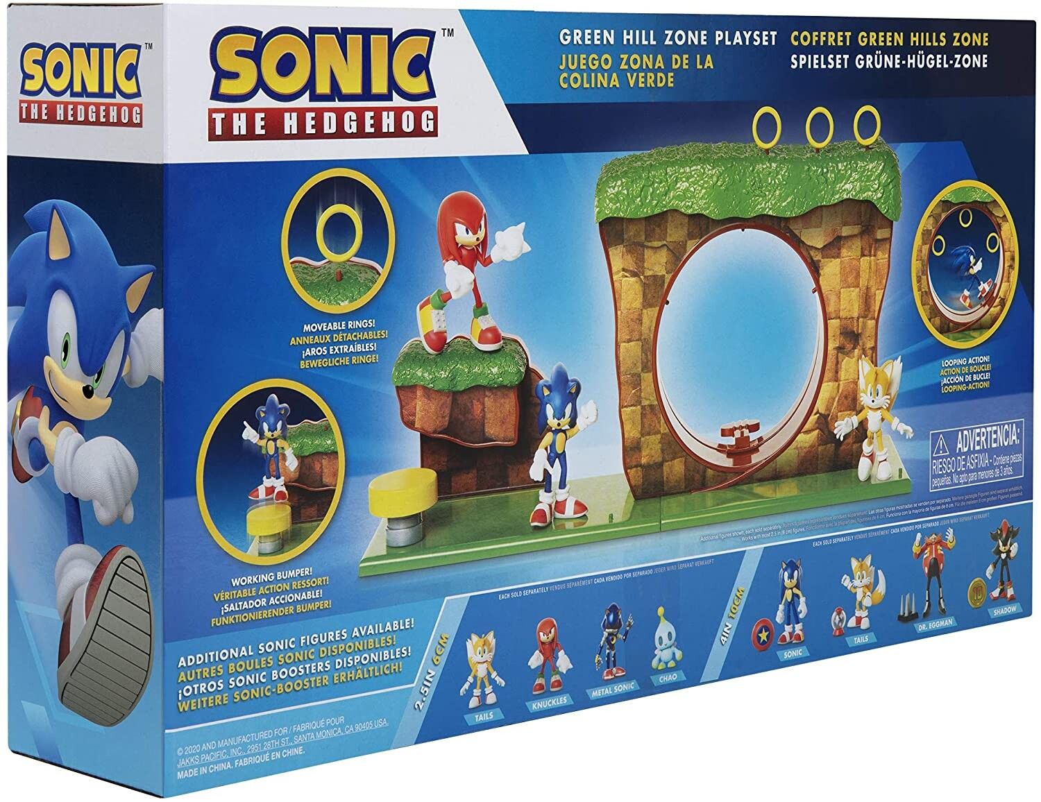 Sonic - green hill zone playset - Sonic