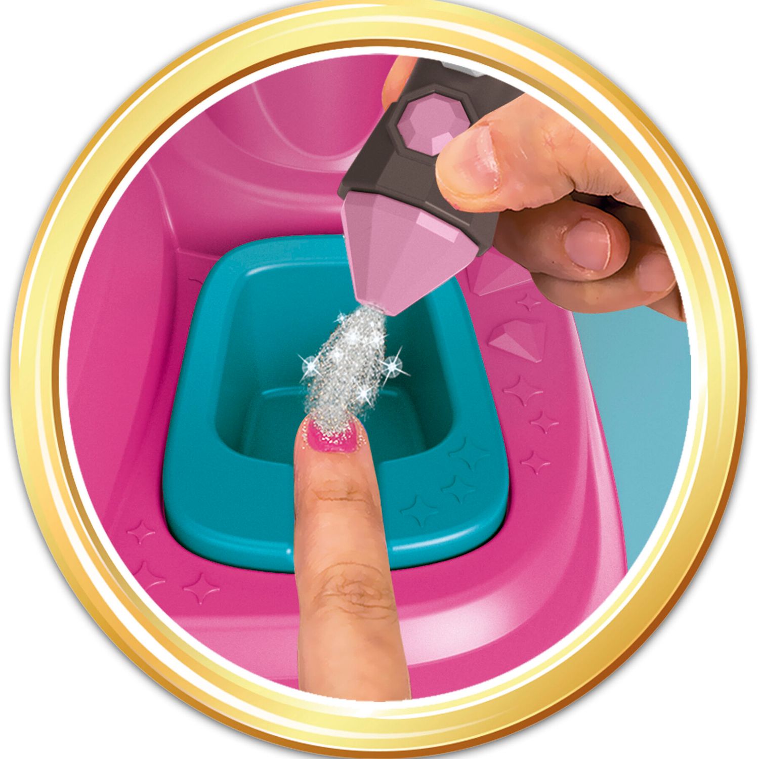 Clementoni - 18730 - crazy chic - nail art studio, set unghie per bambine - CLEMENTONI, CRAZY CHIC