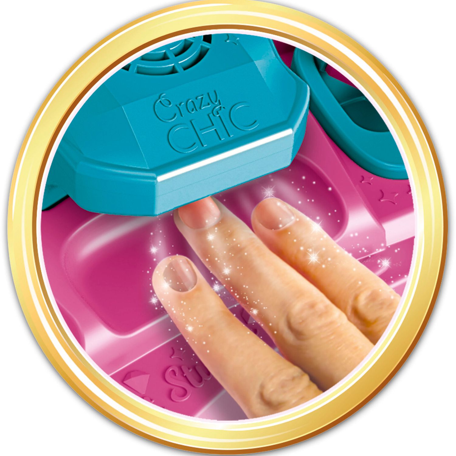 Clementoni - 18730 - crazy chic - nail art studio, set unghie per bambine - CLEMENTONI, CRAZY CHIC