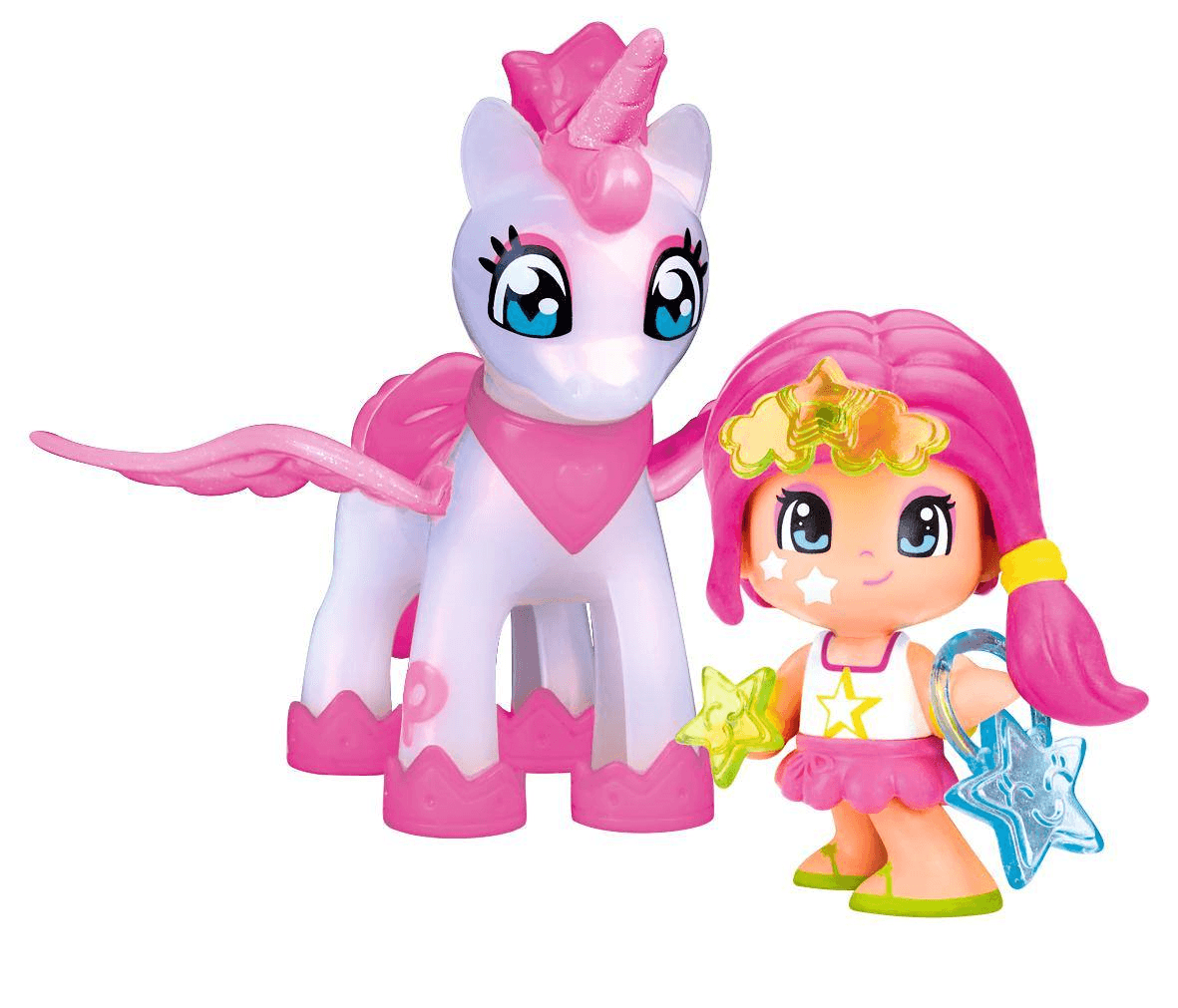 Pinypon & unicorno volante, con personaggio e accessori. - PINYPON