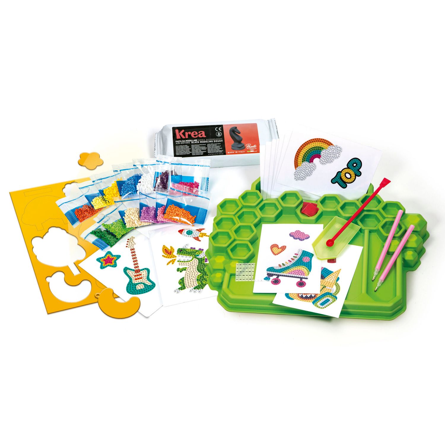 Clementoni - 18678 - idea - creazioni brillanti, gioco creativo - CLEMENTONI, Crea Idea