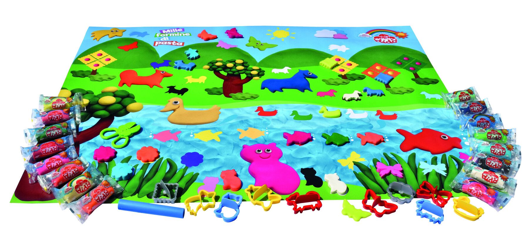 Dido maxi vaso mille formine - 800g di pasta per giocare - DIDO'