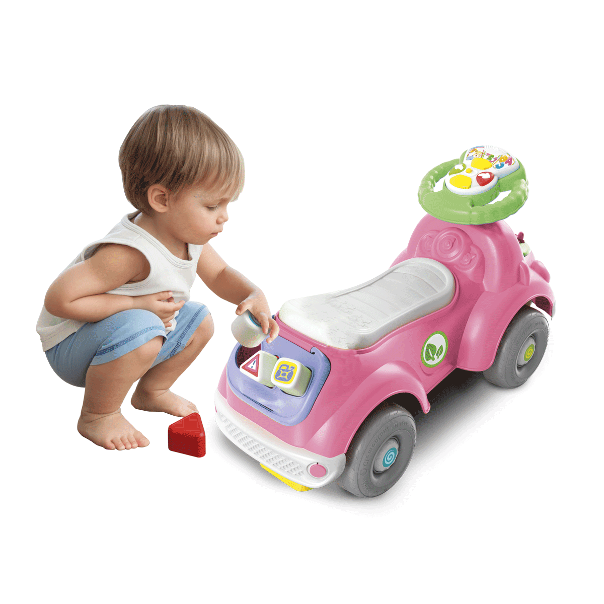 Baby clementoni - sofia pronti via 3 in 1, macchinina primi passi - BABY CLEMENTONI