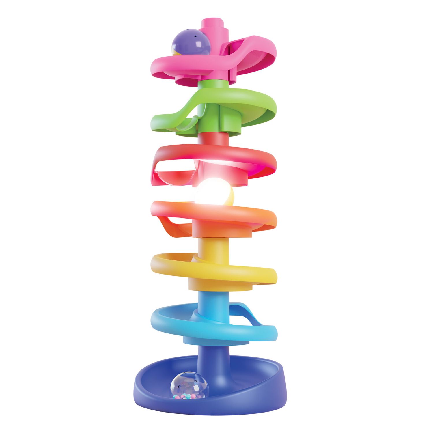 Spiral tower brightball, quercetti, corsa delle biglie, 1+ anni - 