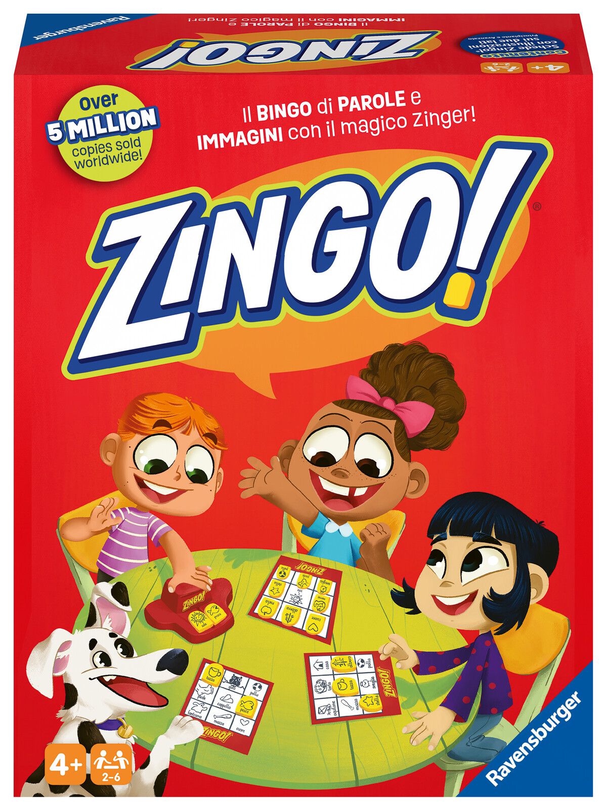 Ravensburger - zingo! - gioco da tavolo per bambini, gioco educativo per bambini, 4+ anni - RAVENSBURGER