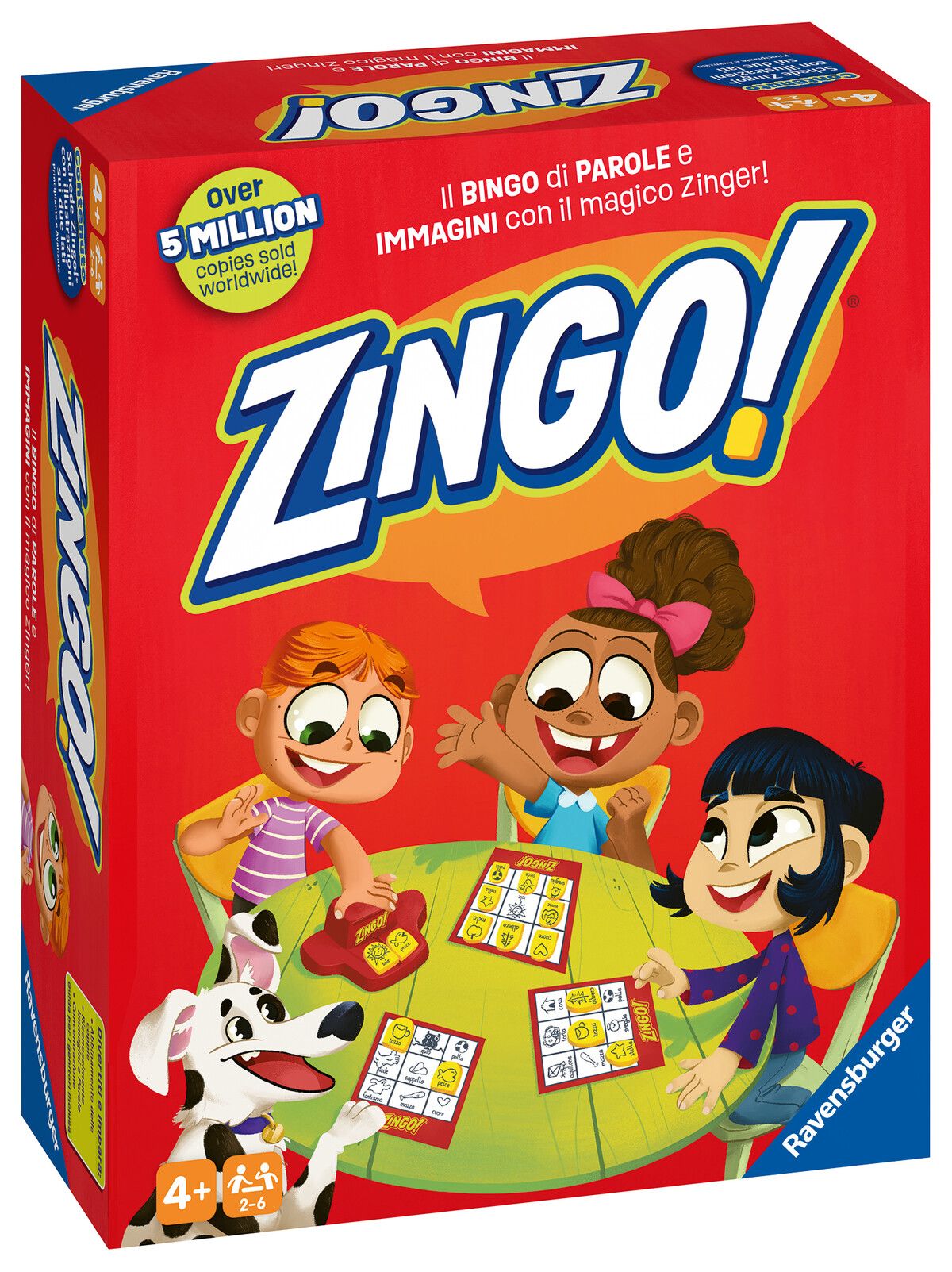 Ravensburger - zingo! - gioco da tavolo per bambini, gioco educativo per bambini, 4+ anni - RAVENSBURGER