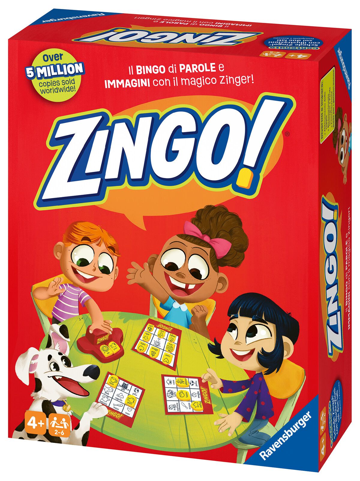 Ravensburger - zingo! - gioco da tavolo per bambini, gioco educativo per bambini, 4+ anni - RAVENSBURGER