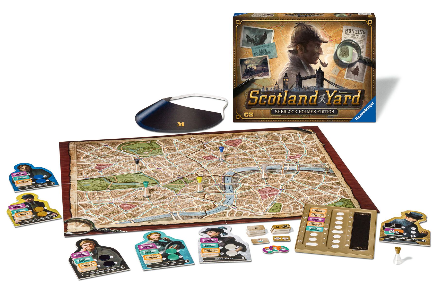 Ravensburger – scotland yard sherlock holmes, gioco da tavolo, da 2 a 6 giocatori, 8+ anni - RAVENSBURGER