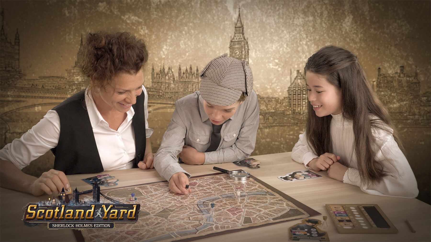 Ravensburger – scotland yard sherlock holmes, gioco da tavolo, da 2 a 6 giocatori, 8+ anni - RAVENSBURGER