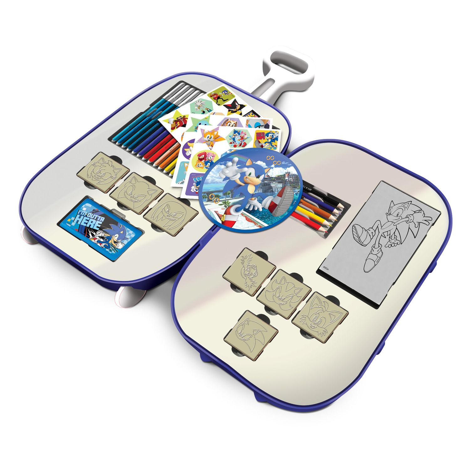 Trolley coloring sonic - Sonic