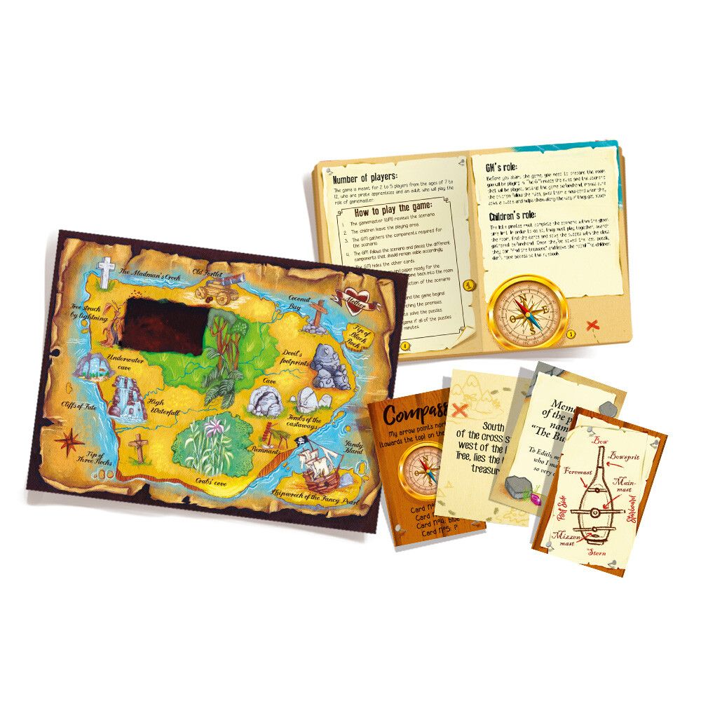 Asmodee - escape box – pirati, escape game, caccia al tesoro - ASMODEE