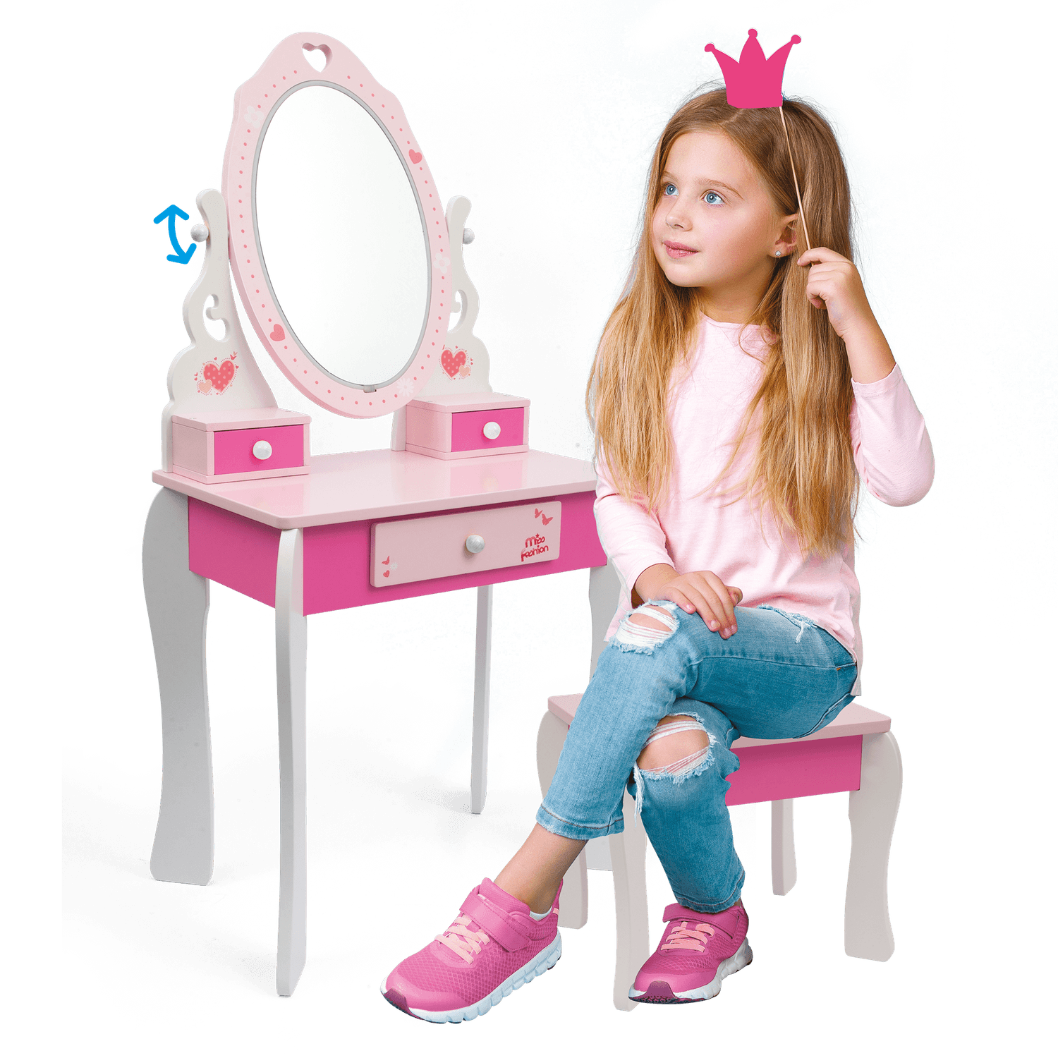 Vanity table con luci led - MISS FASHION