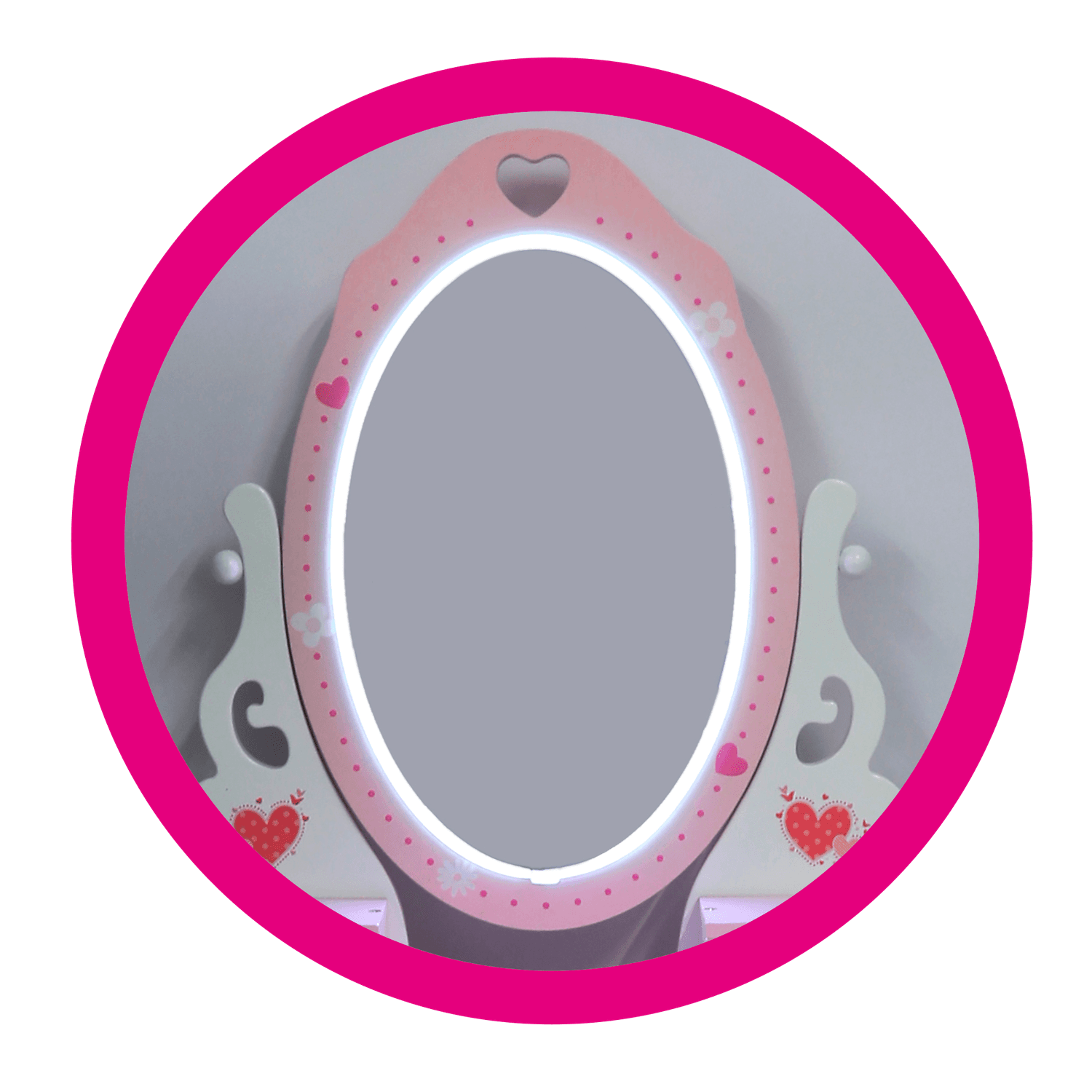 Vanity table con luci led - MISS FASHION