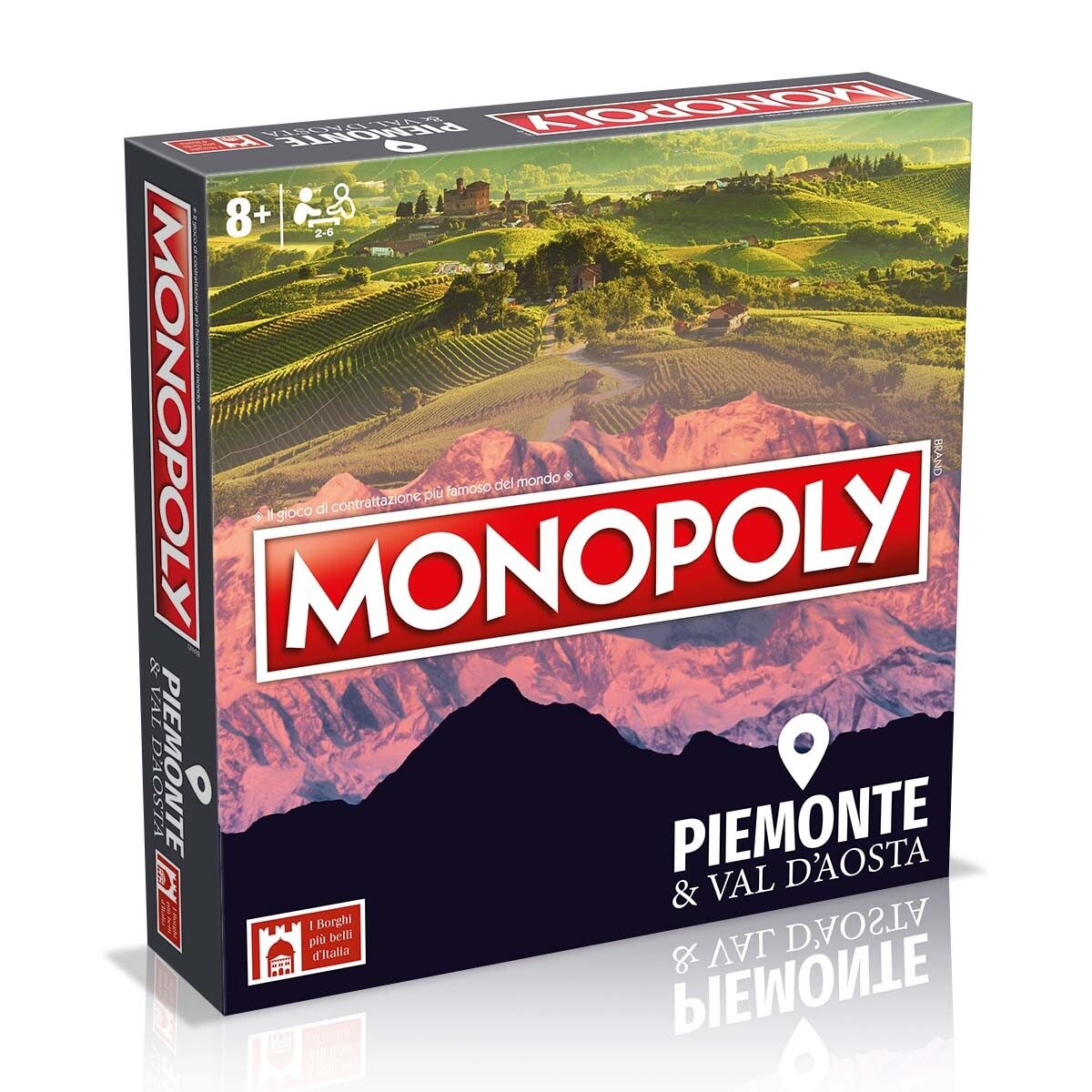Monopoly - i borghi più belli d'italia - edizione piemonte e valle d'aosta - MONOPOLY