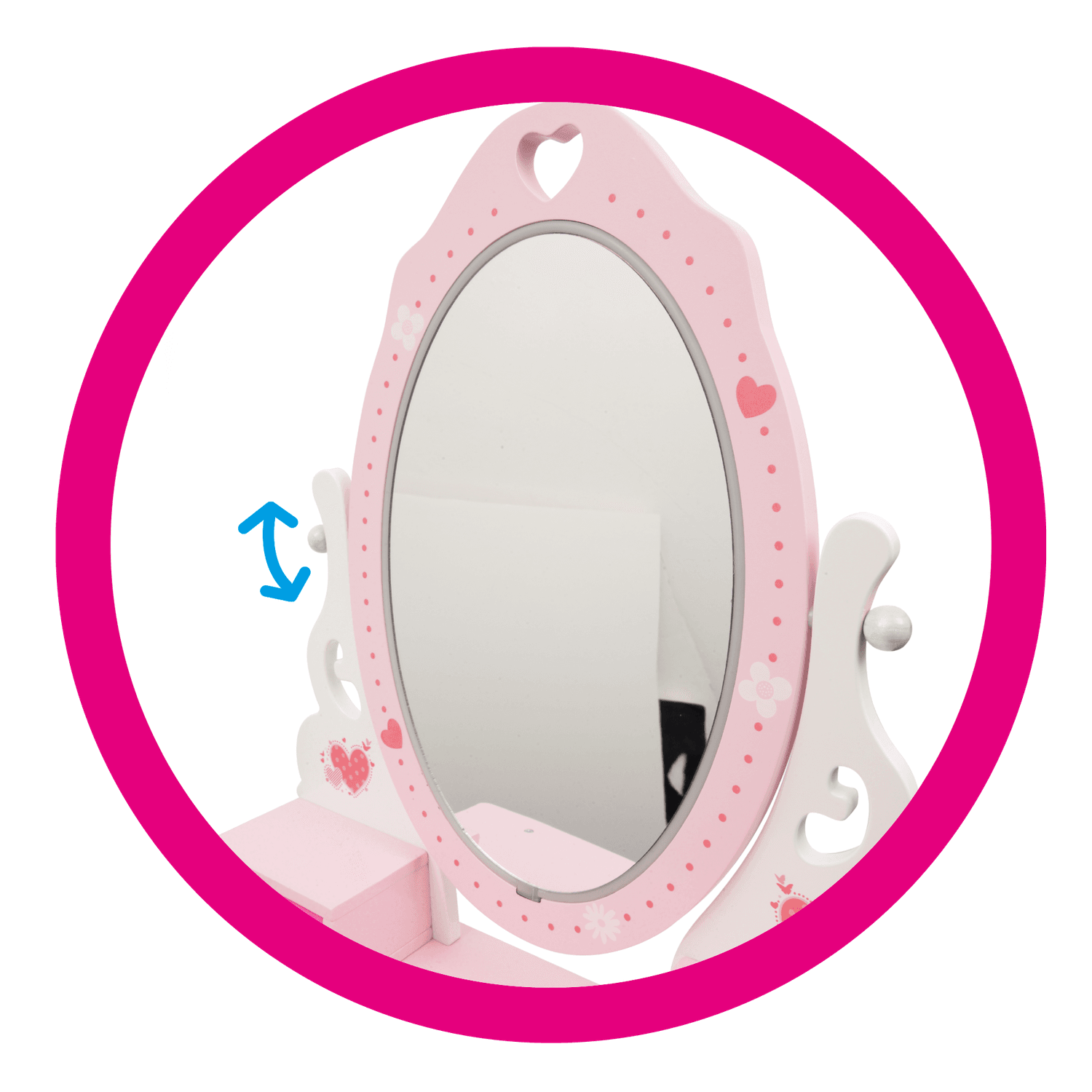 Vanity table con luci led - MISS FASHION